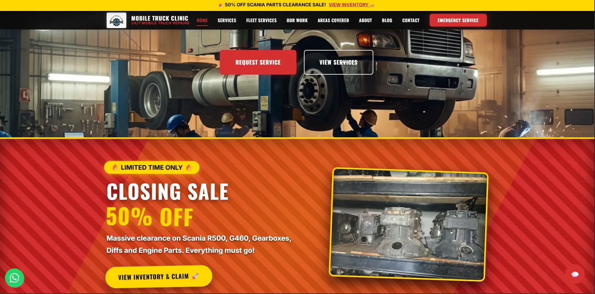 Mobile Truck Clinic Portal